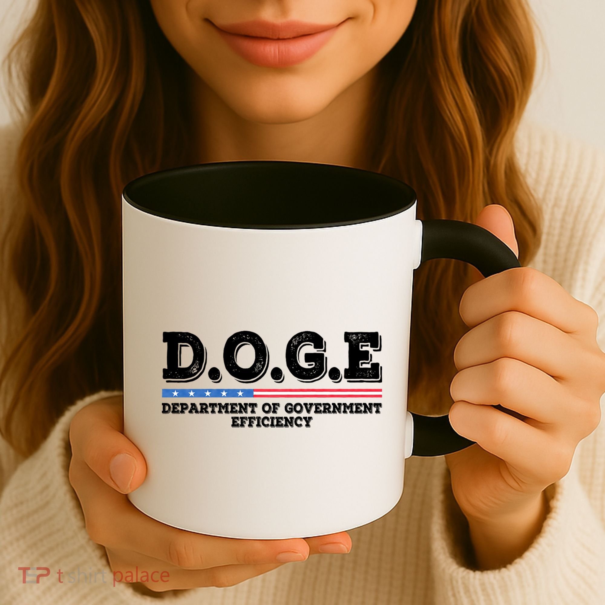 Doge D.O.G.E. Department Of Government Efficiency Coffee Mug