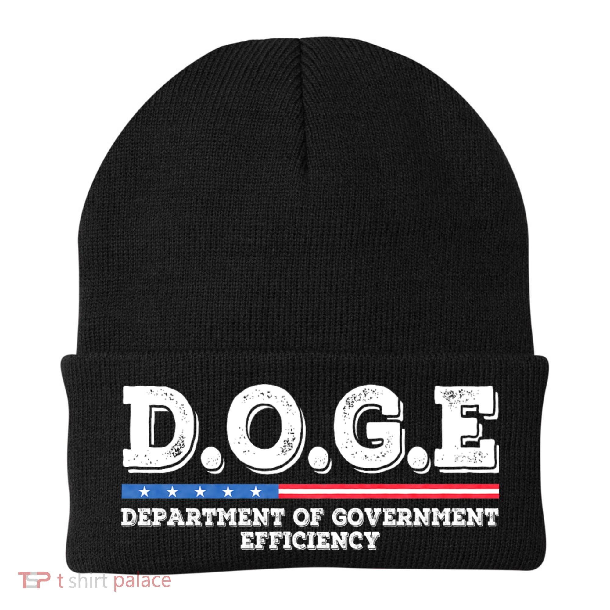 Doge D.O.G.E. Department Of Government Efficiency Beanie