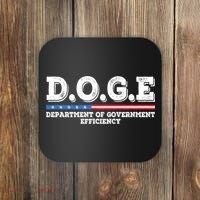 Doge D.O.G.E. Department Of Government Efficiency Coaster thumb 0