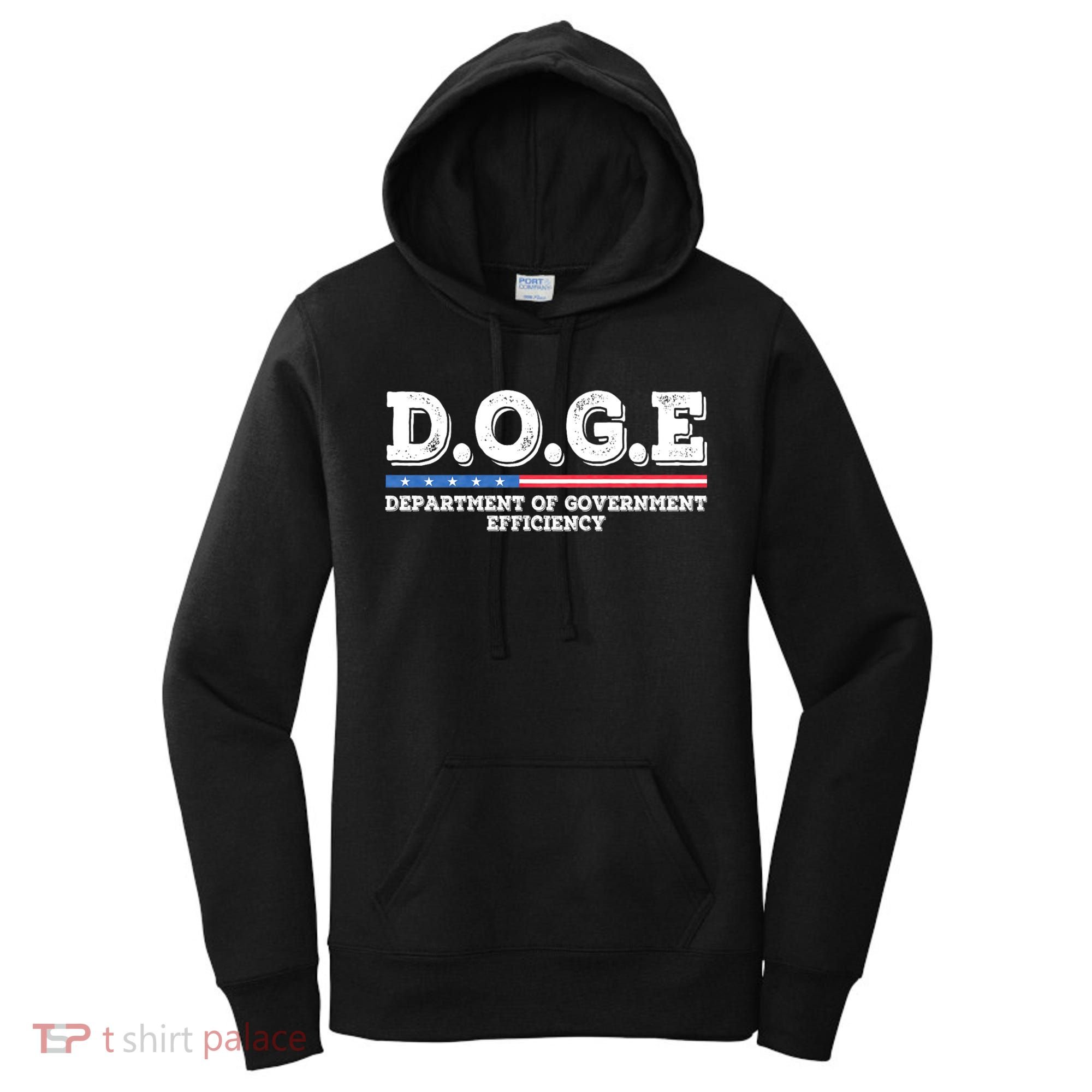 Doge D.O.G.E. Department Of Government Efficiency Women's Hoodie