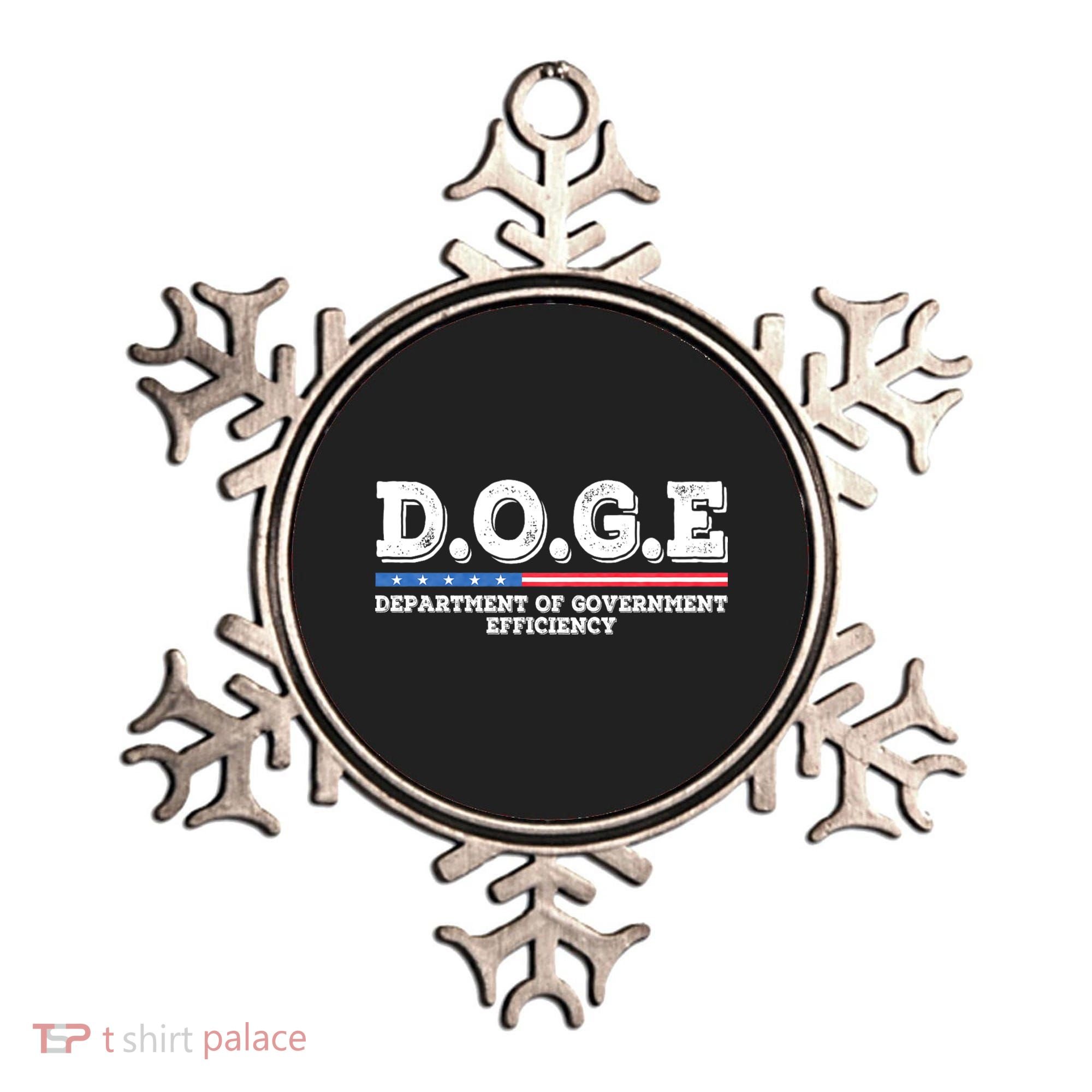 Doge D.O.G.E. Department Of Government Efficiency Ornament
