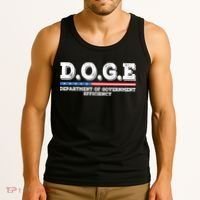 Doge D.O.G.E. Department Of Government Efficiency Tank Top thumb 3