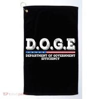 Doge D.O.G.E. Department Of Government Efficiency Golf Towel thumb 0