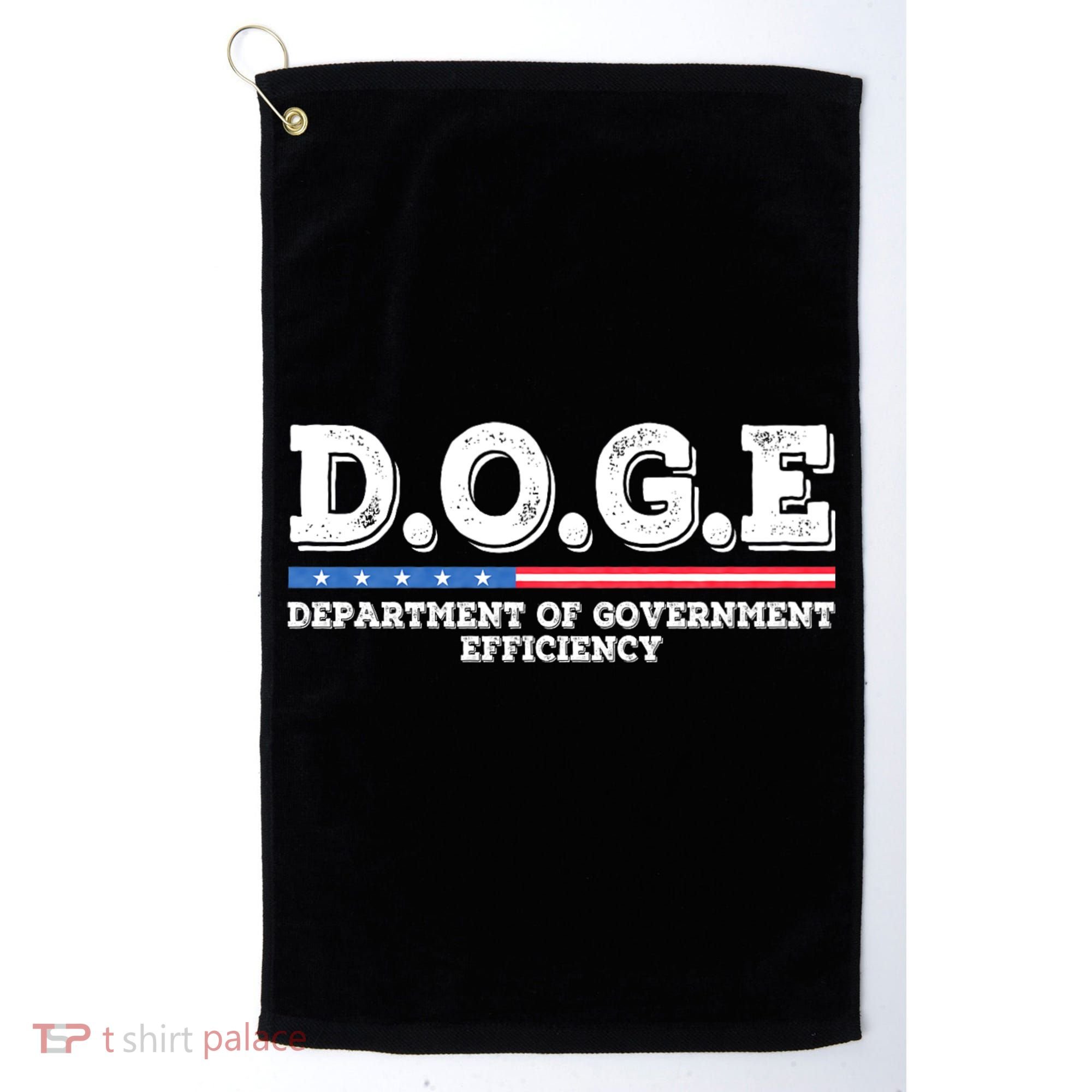 Doge D.O.G.E. Department Of Government Efficiency Golf Towel