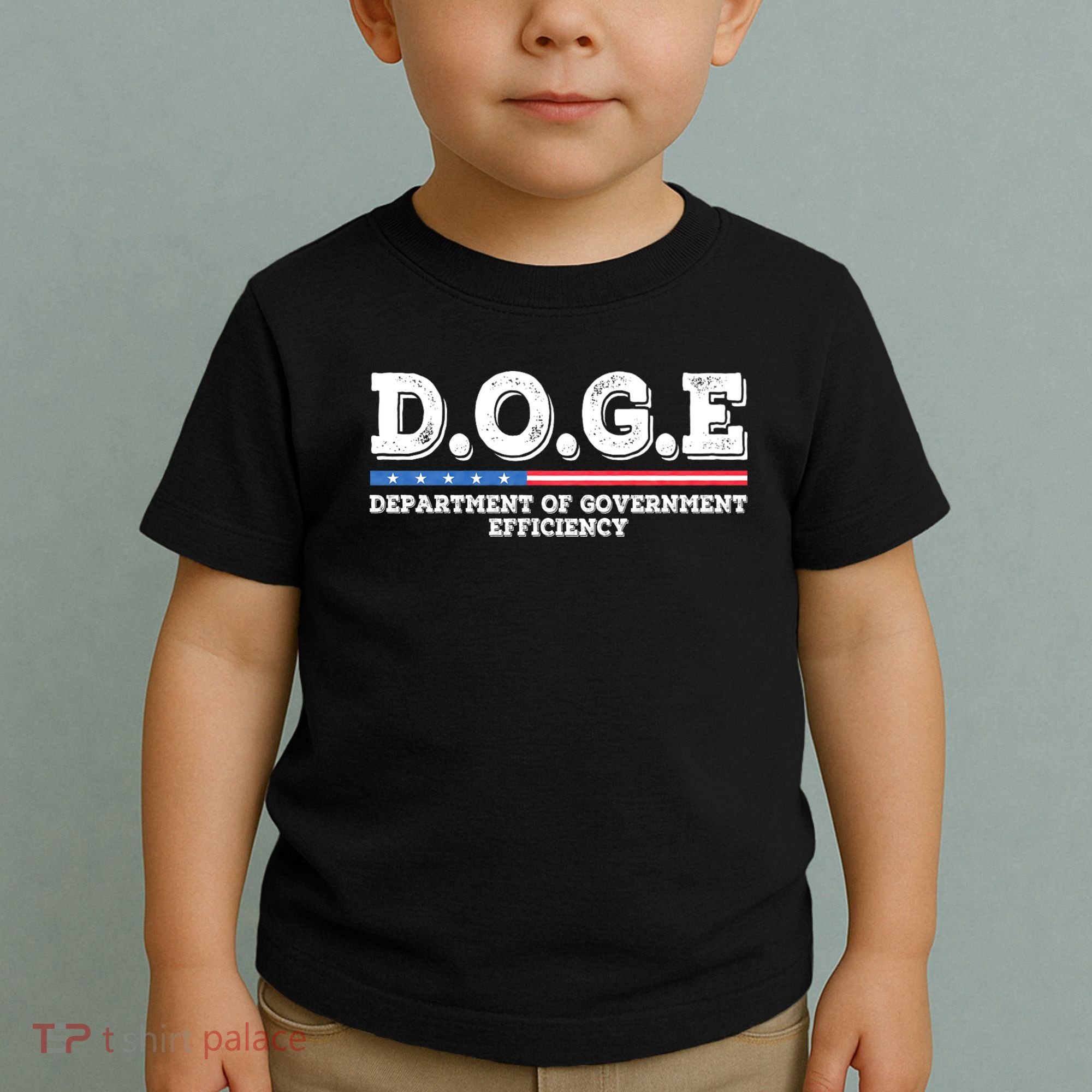 Doge D.O.G.E. Department Of Government Efficiency Toddler T-Shirt