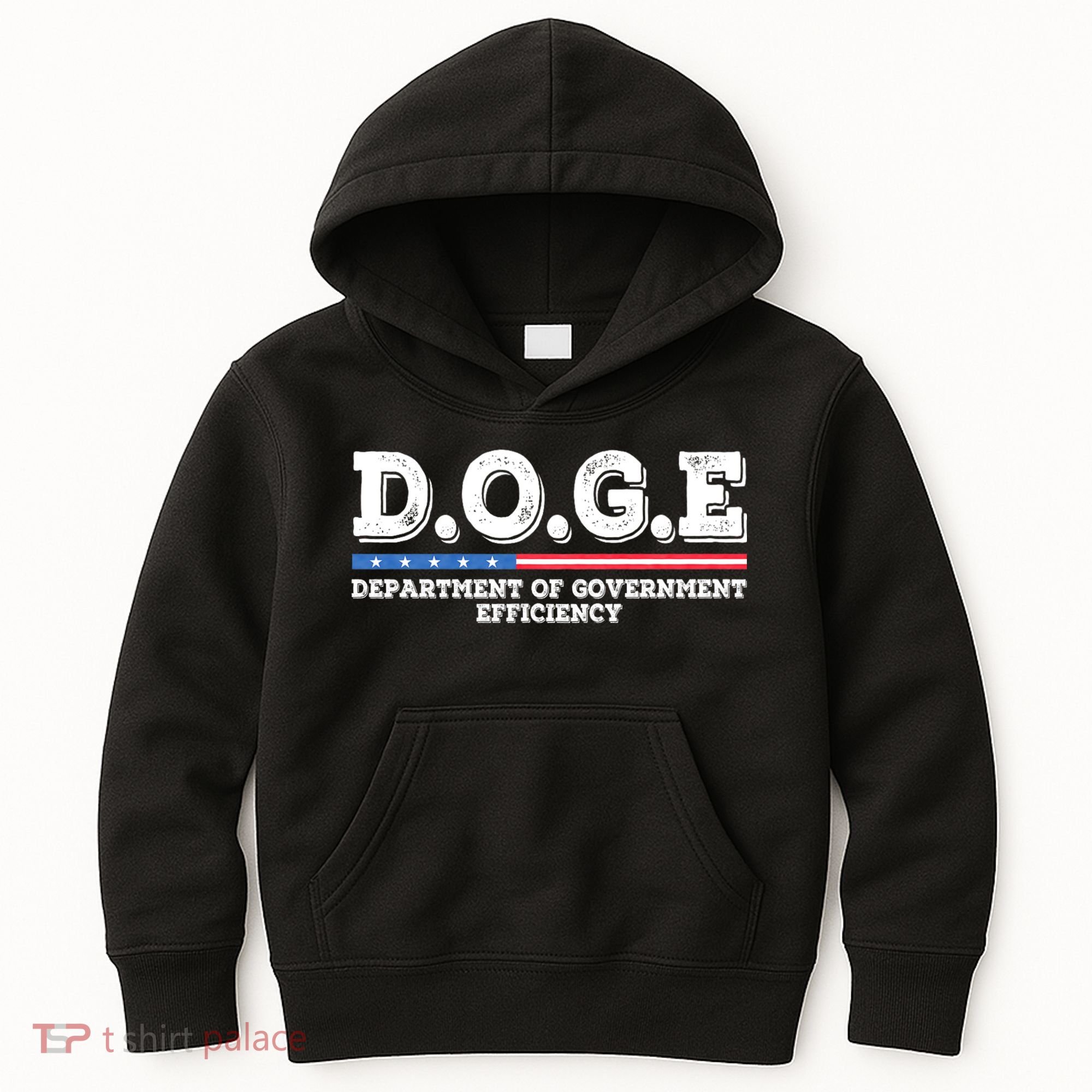 Doge D.O.G.E. Department Of Government Efficiency Kids Hoodie