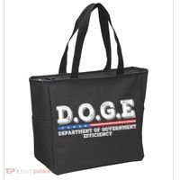 Doge D.O.G.E. Department Of Government Efficiency Tote Bag thumb 2