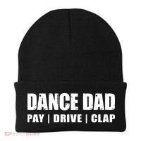 DANCE DAD Dancing Recital Pay Drive Clap Funny Quote Beanie thumb 0