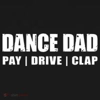 DANCE DAD Dancing Recital Pay Drive Clap Funny Quote Visor thumb 3