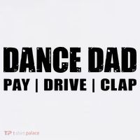 DANCE DAD Dancing Recital Pay Drive Clap Funny Quote Garment-Dyed Sweatshirt thumb 2