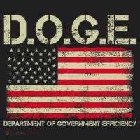 D.O.G.E Doge Department Of Government Efficiency On Back Women's Sweatshirt thumb 2