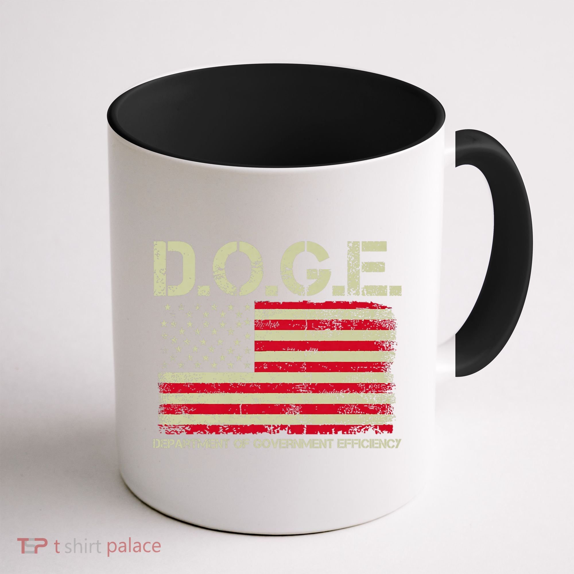 D.O.G.E Doge Department Of Government Efficiency On Back Coffee Mug