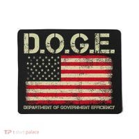 D.O.G.E Doge Department Of Government Efficiency On Back Mousepad thumb 0