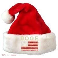 D.O.G.E Doge Department Of Government Efficiency On Back Santa Hat thumb 0