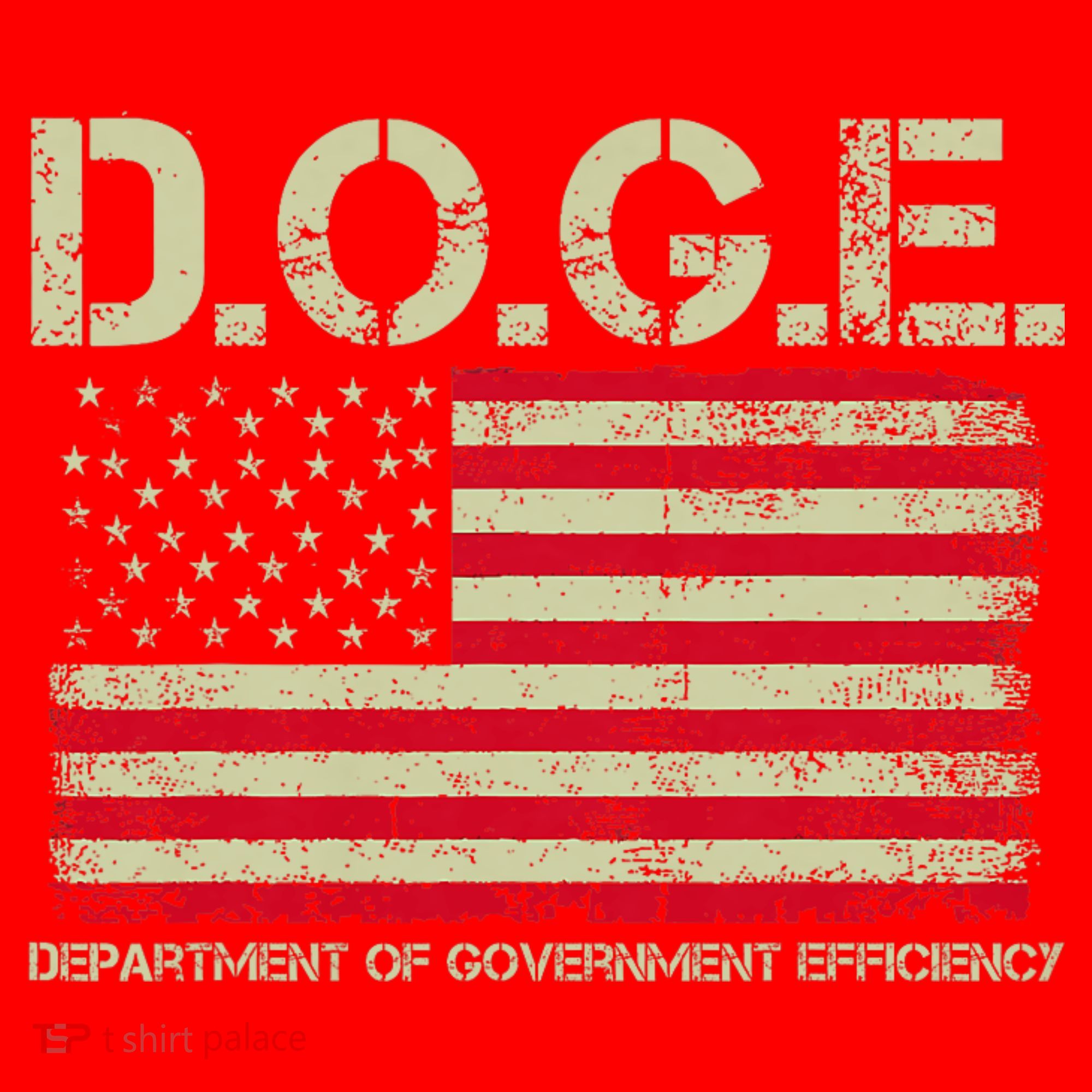 D.O.G.E Doge Department Of Government Efficiency On Back Santa Hat