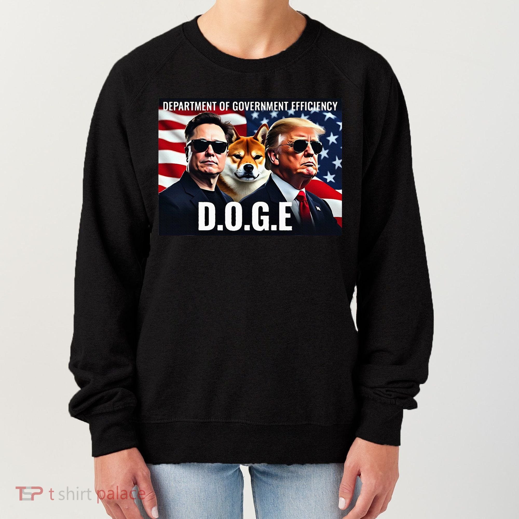 D.O.G.E Doge Department Of Government Efficiency Women's Sweatshirt