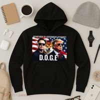 D.O.G.E Doge Department Of Government Efficiency Hoodie thumb 3