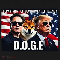 D.O.G.E Doge Department Of Government Efficiency Women's Hoodie thumb 2