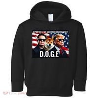 D.O.G.E Doge Department Of Government Efficiency Toddler Hoodie thumb 0