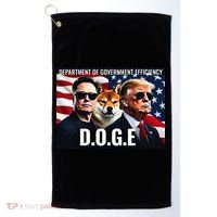 D.O.G.E Doge Department Of Government Efficiency Golf Towel thumb 0