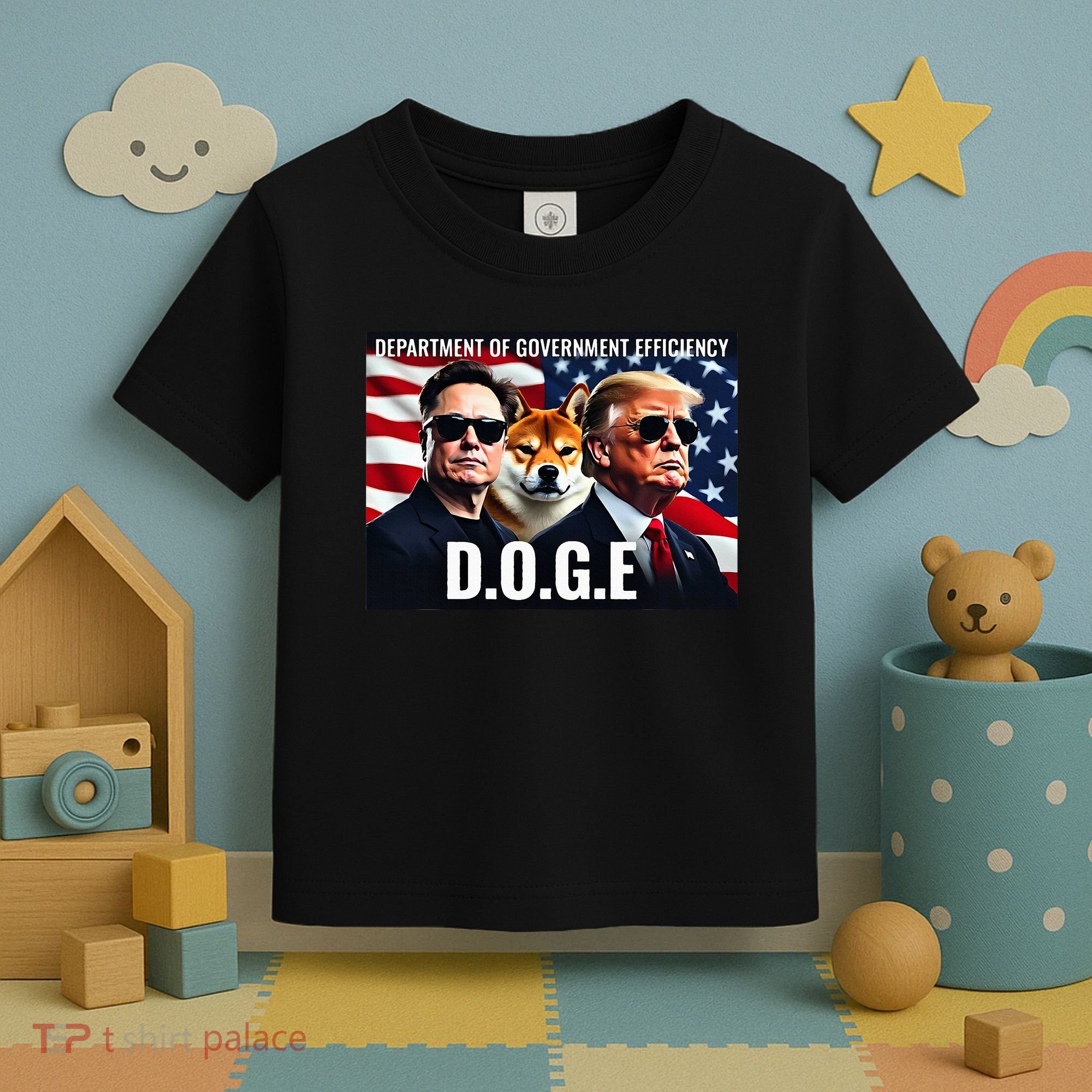D.O.G.E Doge Department Of Government Efficiency Toddler T-Shirt