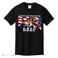 D.O.G.E Doge Department Of Government Efficiency Kids T-Shirt thumb 0