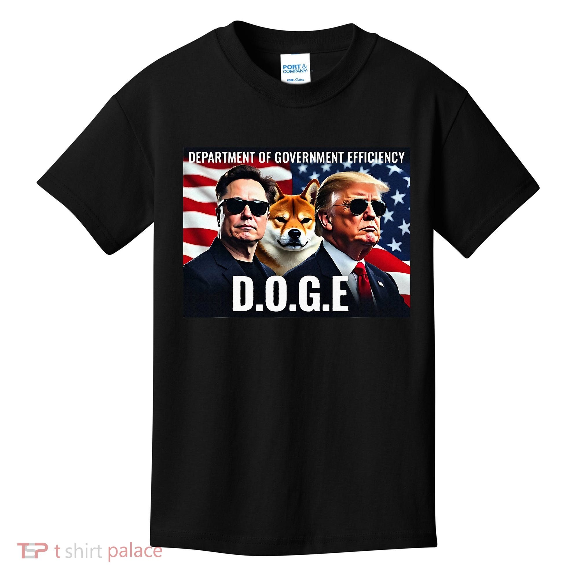 D.O.G.E Doge Department Of Government Efficiency Kids T-Shirt