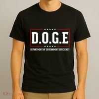 Doge D.O.G.E Department Of Government Efficiency T-Shirt thumb 3