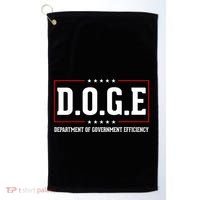 Doge D.O.G.E Department Of Government Efficiency Golf Towel thumb 0