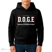 Doge D.O.G.E Department Of Government Efficiency Kids Hoodie thumb 4