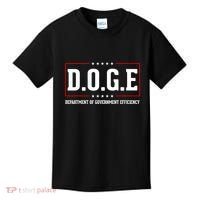 Doge D.O.G.E Department Of Government Efficiency Kids T-Shirt thumb 0