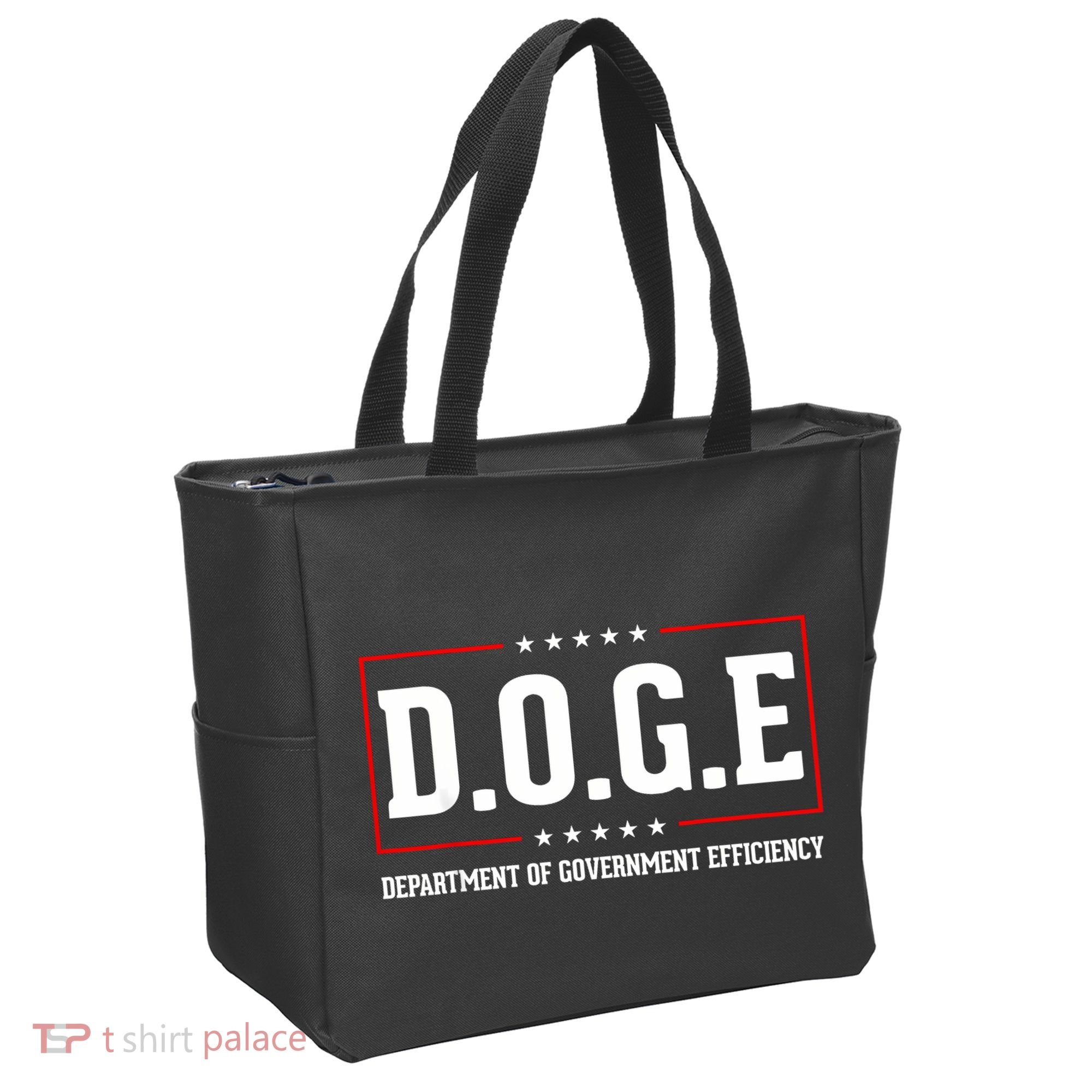 Doge D.O.G.E Department Of Government Efficiency Tote Bag