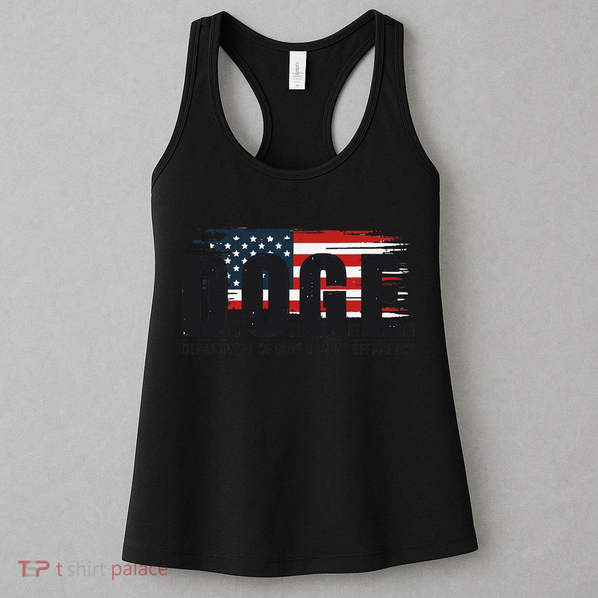 D.O.G.E Doge Department Of Government Efficiency Trump Elon Women's Tank Top