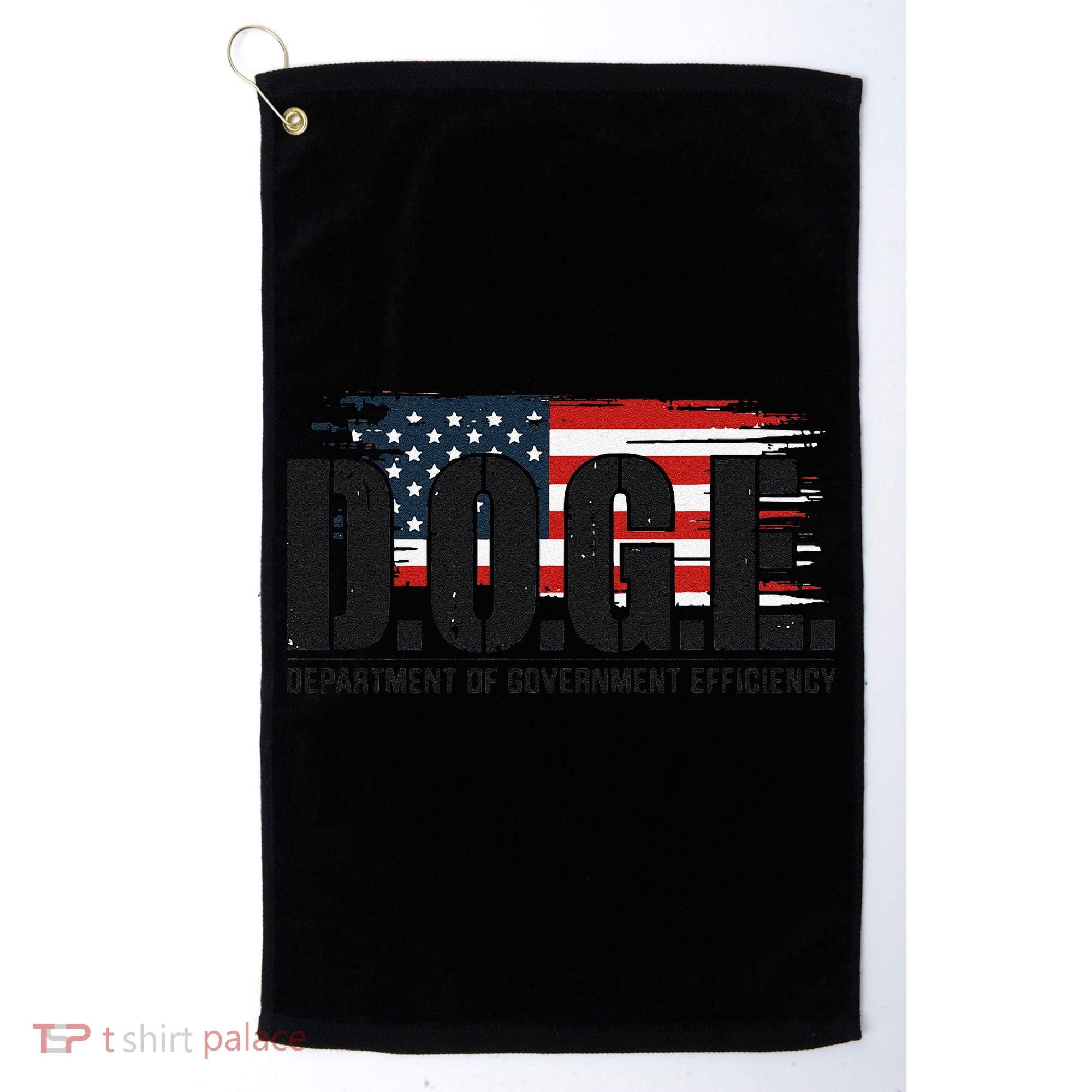 D.O.G.E Doge Department Of Government Efficiency Trump Elon Golf Towel