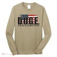 D.O.G.E Doge Department Of Government Efficiency Trump Elon Long Sleeve Shirt thumb 0