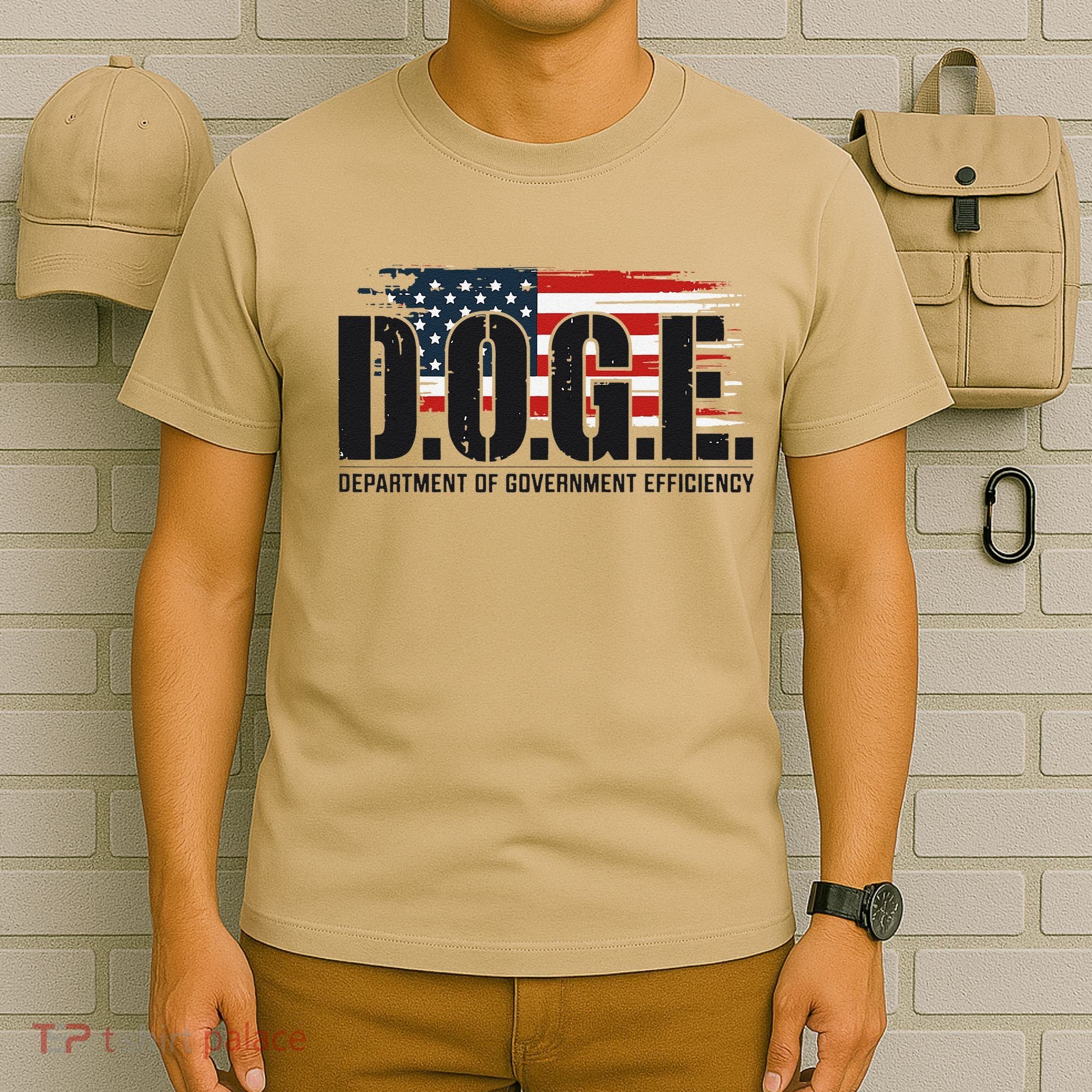 D.O.G.E Doge Department Of Government Efficiency Trump Elon T-Shirt