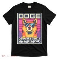 D.O.G.E Doge Department Of Government Efficiency Vintage T-Shirt thumb 0
