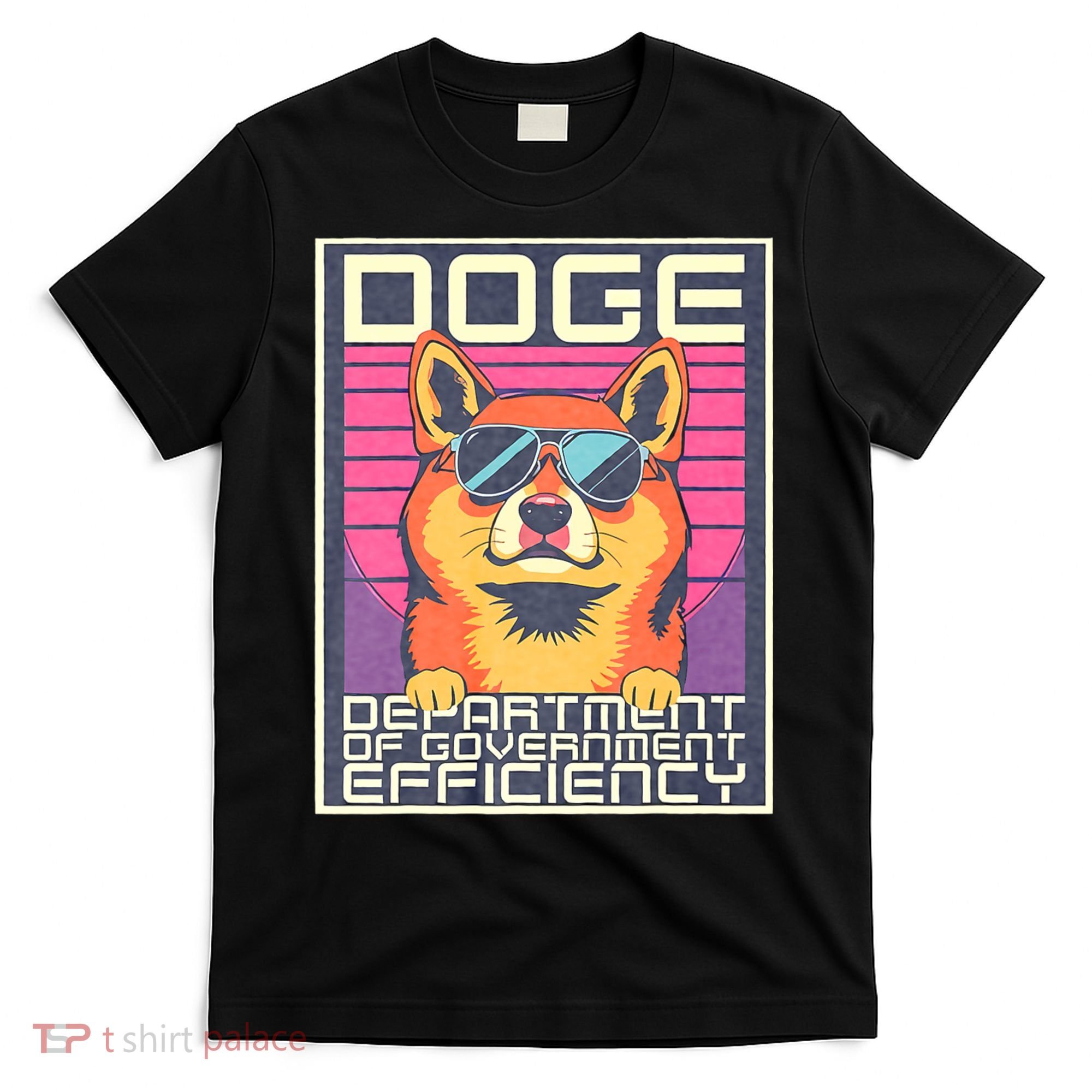 D.O.G.E Doge Department Of Government Efficiency Vintage T-Shirt