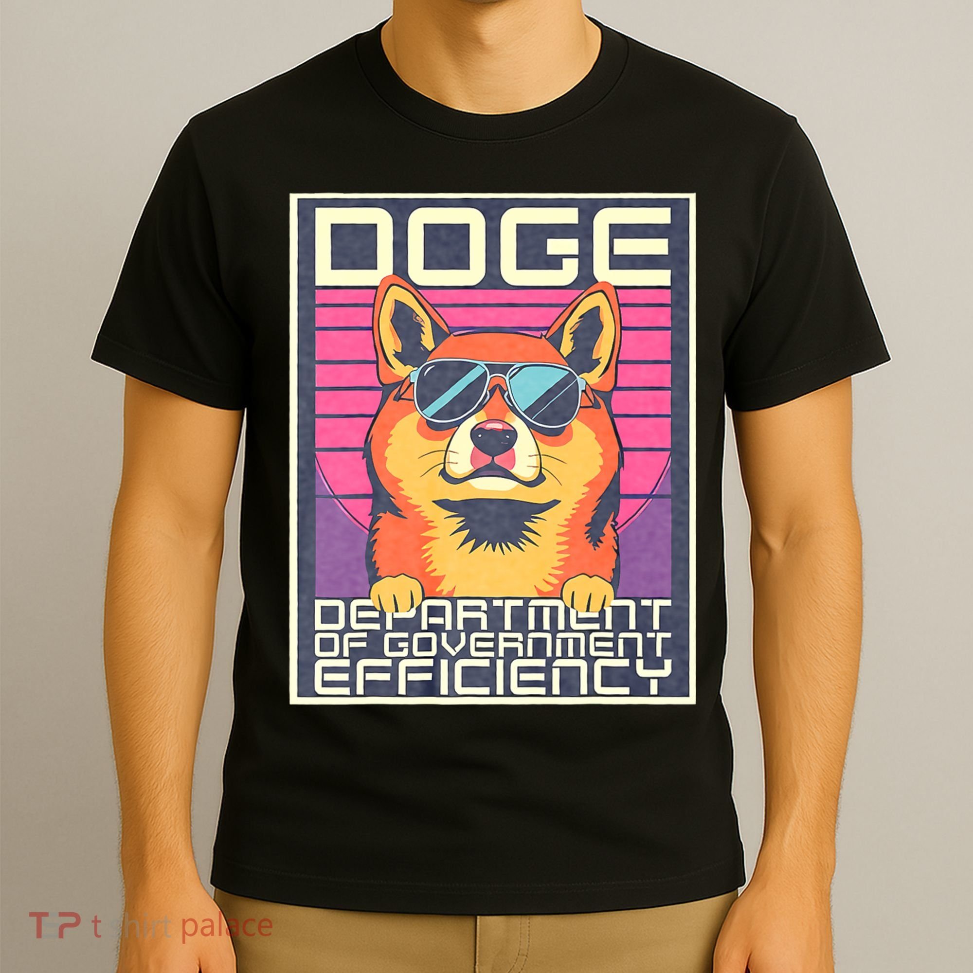 D.O.G.E Doge Department Of Government Efficiency Vintage T-Shirt