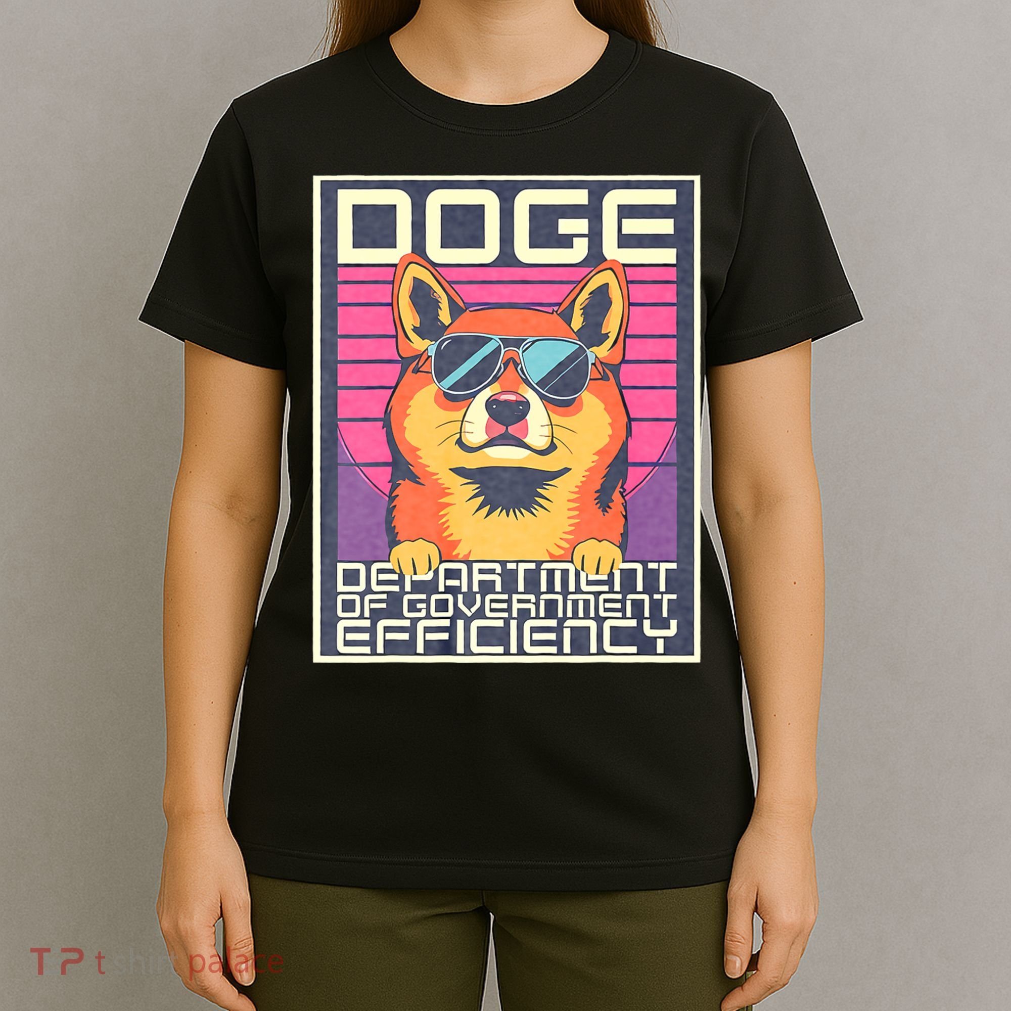 D.O.G.E Doge Department Of Government Efficiency Vintage T-Shirt