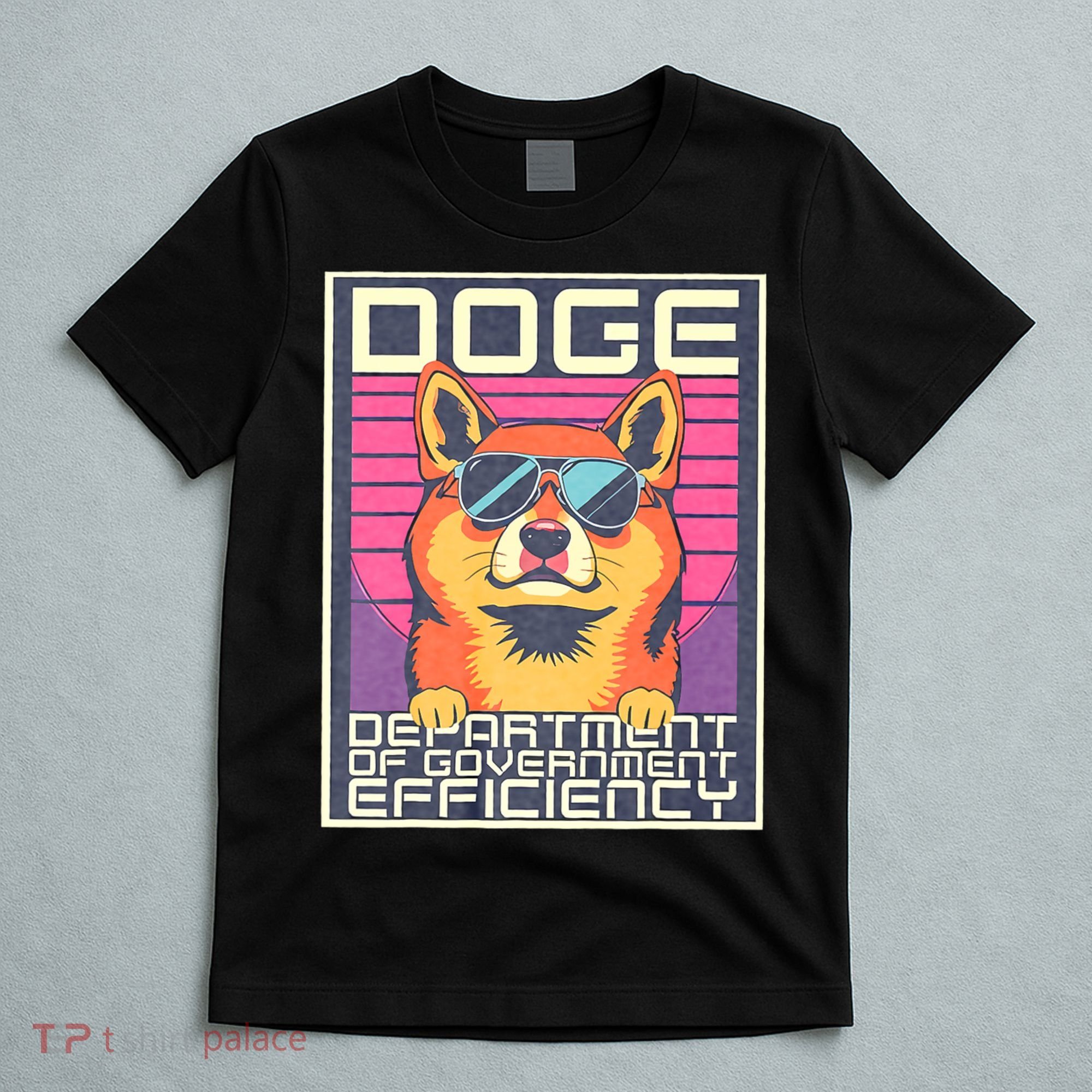 D.O.G.E Doge Department Of Government Efficiency Vintage T-Shirt