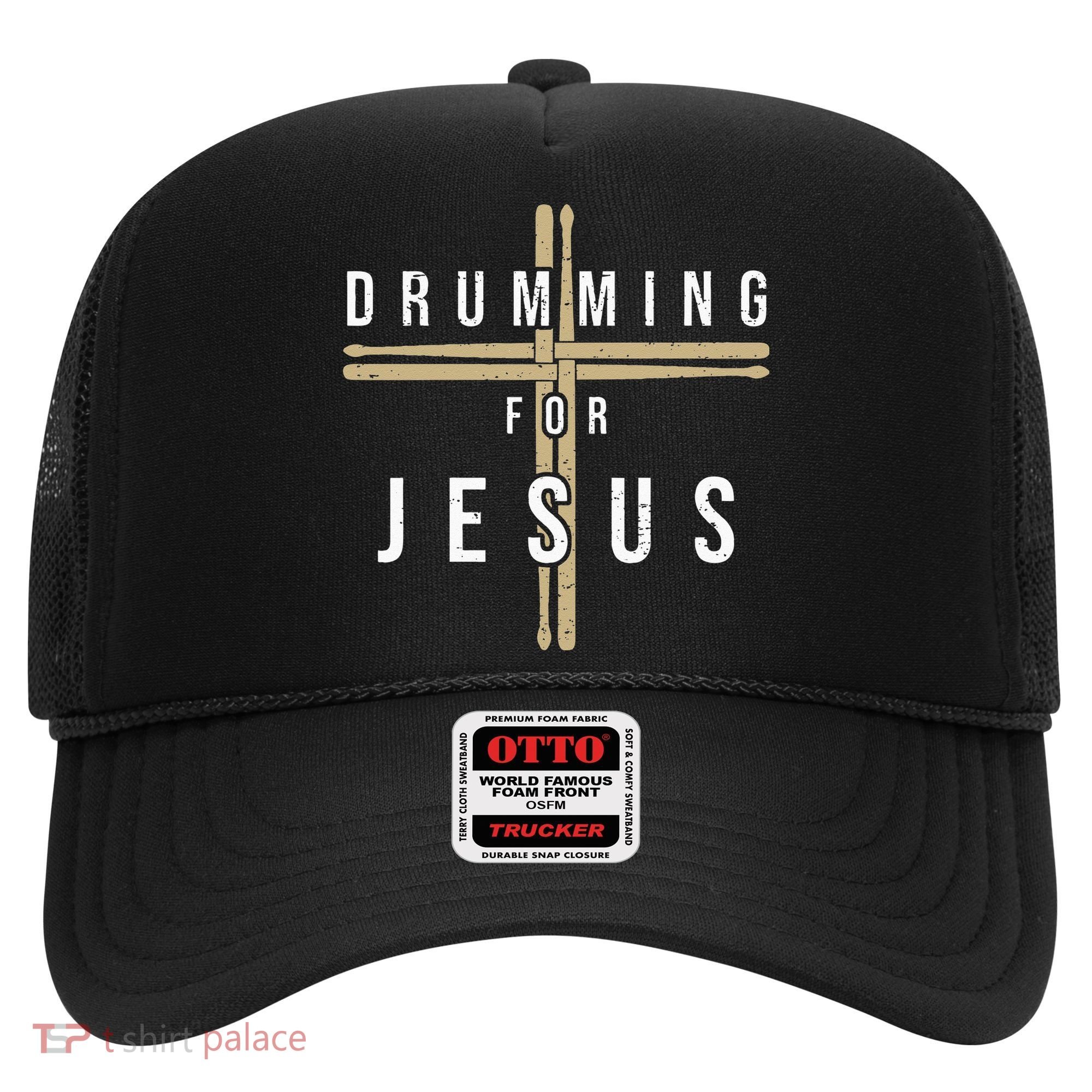 Drummer Drumming Drums Percussion I Jesus Christian Church Hat