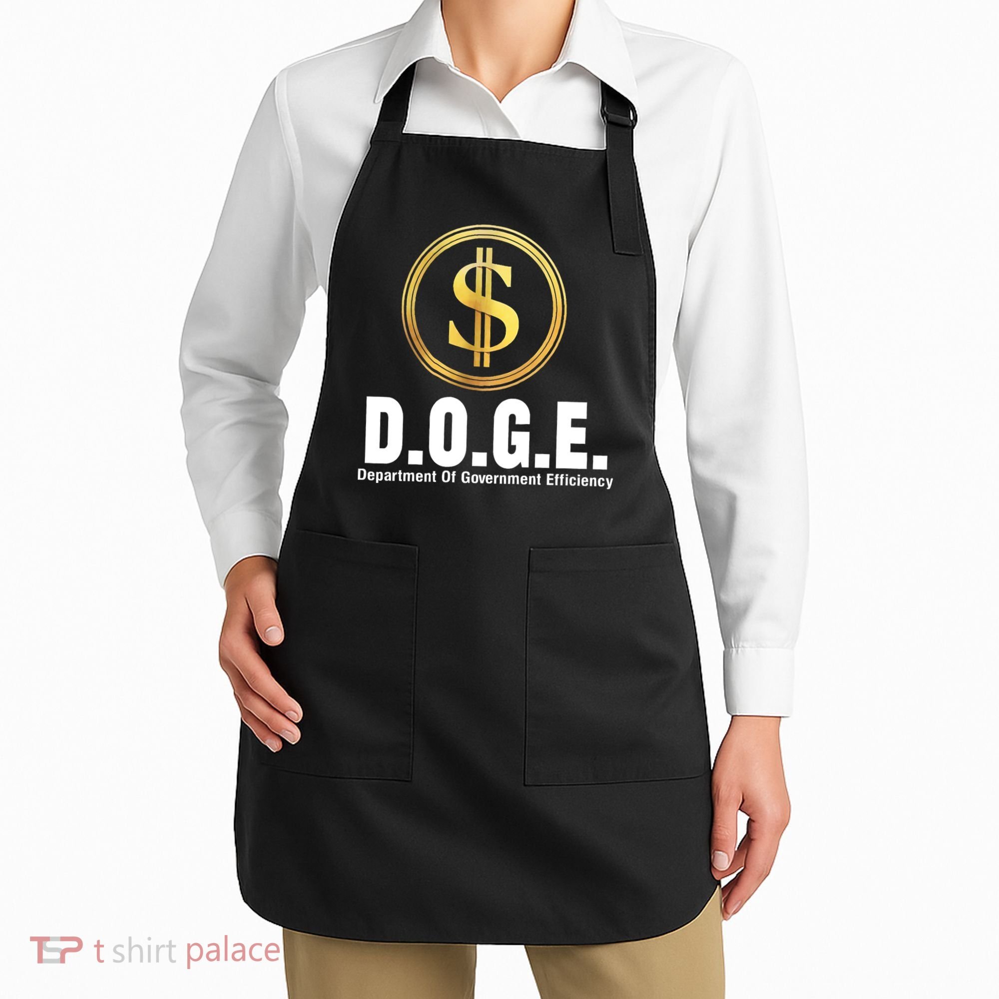 D.O.G.E Doge Department Of Government Efficiency Apron