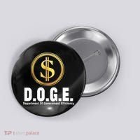 D.O.G.E Doge Department Of Government Efficiency Button thumb 0