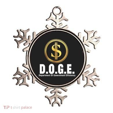 D.O.G.E Doge Department Of Government Efficiency Ornament
