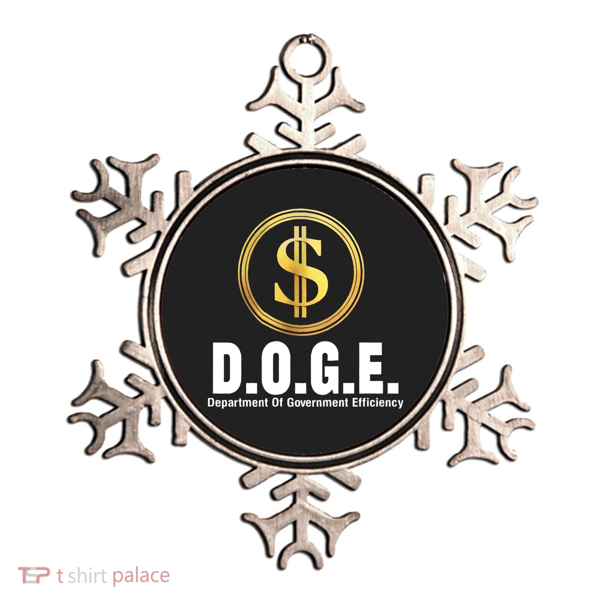 D.O.G.E Doge Department Of Government Efficiency Ornament