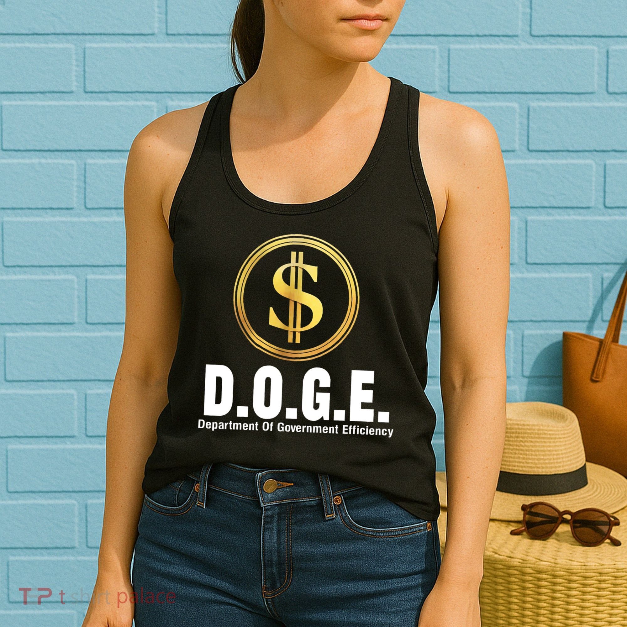 D.O.G.E Doge Department Of Government Efficiency Women's Tank Top