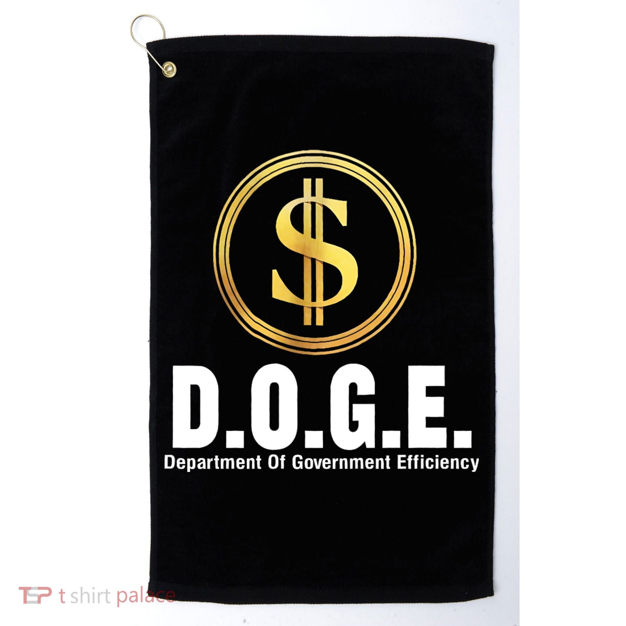 D.O.G.E Doge Department Of Government Efficiency Golf Towel