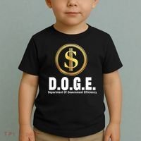 D.O.G.E Doge Department Of Government Efficiency Toddler T-Shirt thumb 2