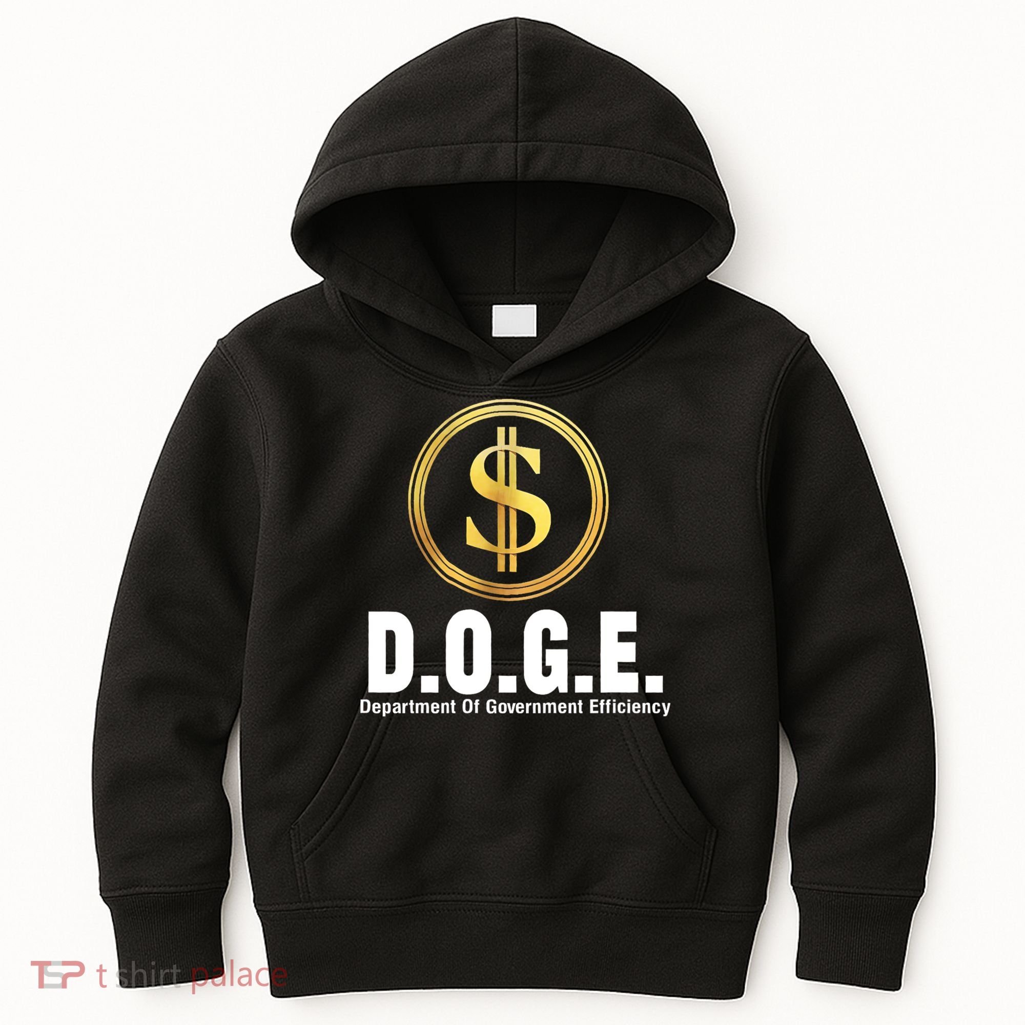D.O.G.E Doge Department Of Government Efficiency Kids Hoodie